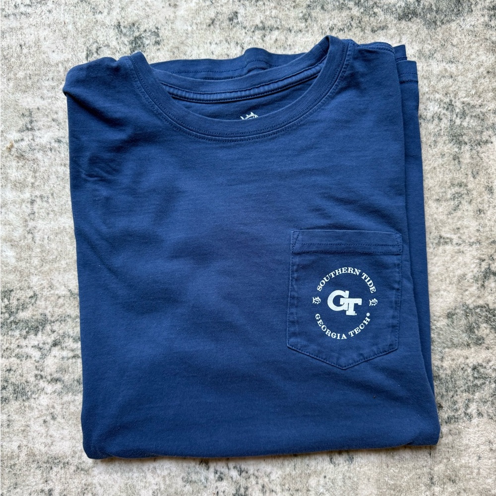 Southern Tide Blue Long Sleeve Tee